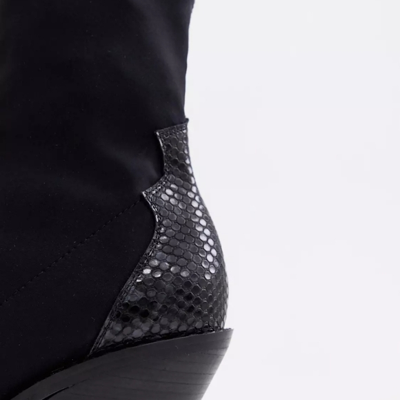 ASOS Raglan Western sock boots - Picture 4 of 6